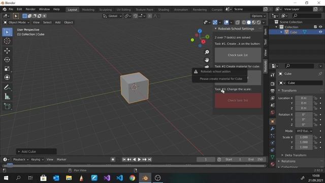 Blender | Python script to control education process смотреть онлайн