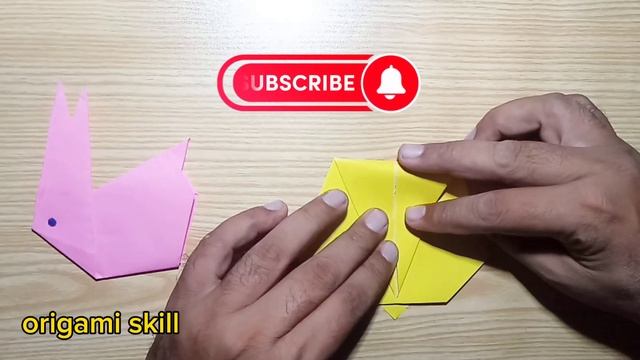 How to Make paper Rabbit Step by Step | Easy Origami Rabbit смотреть онлайн