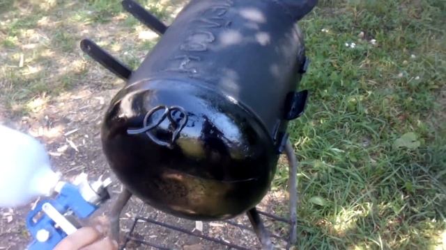 Мангал барбекю из газового баллона своими руками свинья Мейсон смотреть онлайн