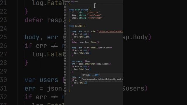 Golang Tutorial: JSON to CSV смотреть онлайн