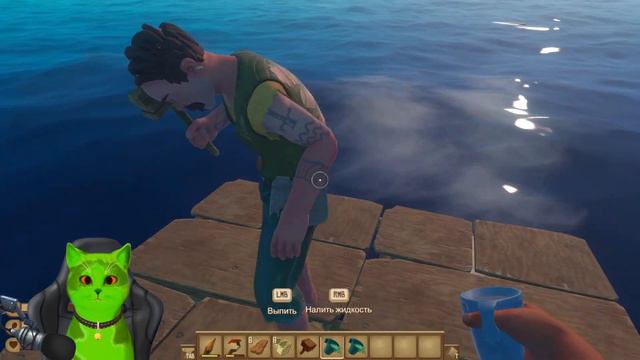 ВЫЖИВАЕМ на плоту в ОТКРЫТОМ ОКЕАНЕ!! ЗА НАМИ ОХОТИТСЯ АКУЛА!!! RAFT смотреть онлайн