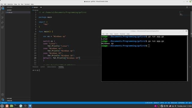 5. GoLang з нуля. SWITCH CASE смотреть онлайн