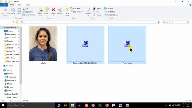 Photoshop Action File For Passport Size Photo || Photoshop Actions | Free Download _ 2021 смотреть онлайн