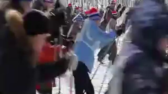 участие в лыжне России 2.02.14 смотреть онлайн