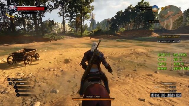 AMD Radeon RX 560 -- AMD Ryzen 3 1300X -- The Witcher 3 Wild Hunt Benchmark смотреть онлайн