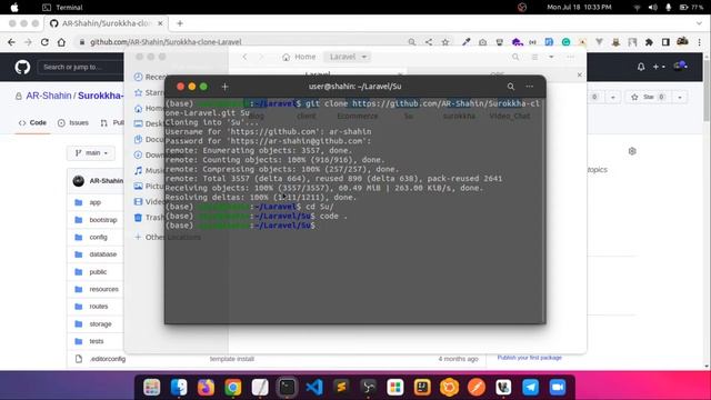 How to set up a Laravel Project from GitHub | Project Clone From GitHub смотреть онлайн