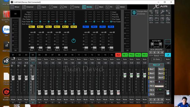 Cách Nhóm Group trên mixer Behringer X-Air XR смотреть онлайн