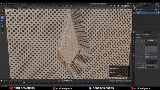 Create Cage Design On A Mesh _ Blender Subdivision Surface Modeling Tutorial смотреть онлайн