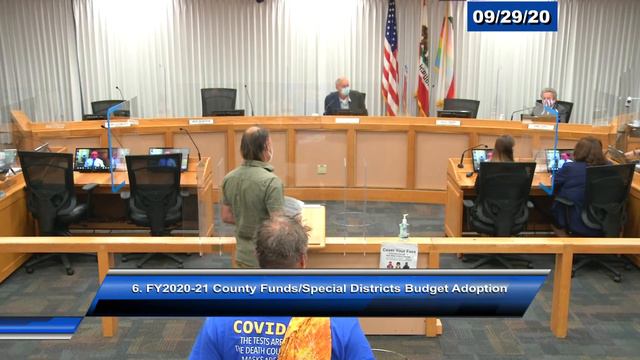 Santa Cruz Board of Supervisors 9/29/20 смотреть онлайн