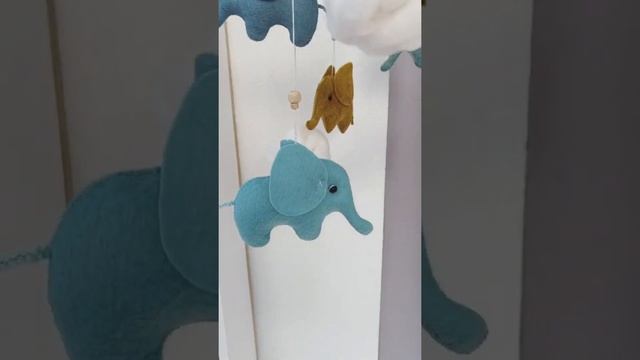 Мобиль ручной работы Большие слоники sunandco.ru смотреть онлайн