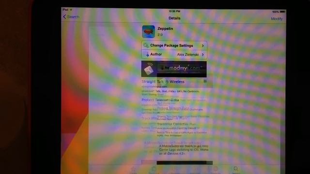 Zeppelin Cydia Tweak On iPad - iOS 7 Jailbreak смотреть онлайн