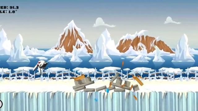 Angry Birds Ripoffs: Angry Bunnies: Colossal Carrot Crusade - Arctic Level 13 смотреть онлайн