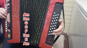 МАМИН СТАРЕНЬКИЙ ДОМ / Разбор на гармони по цифрам