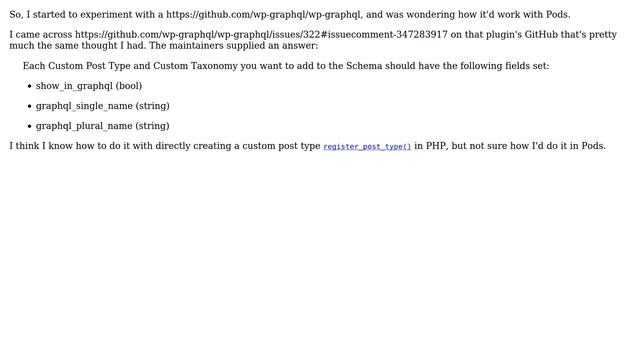 Wordpress: Using GraphQL Plugin with Pods Framework смотреть онлайн