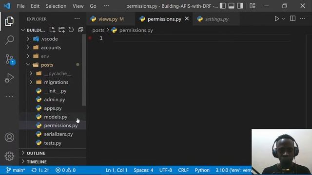 Using Permissions (Creating Custom Permission Classes) | Learn Django REST Framework #12 смотреть онлайн