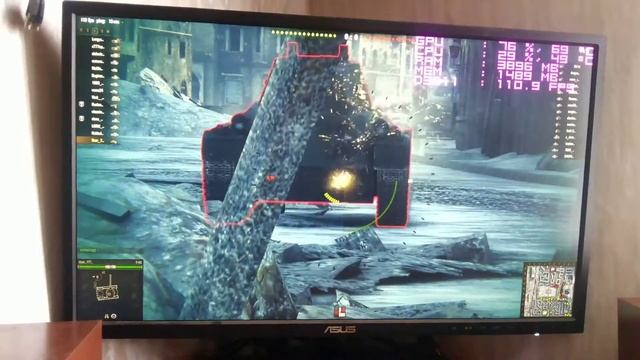 Sapphire Radeon R9 280X Toxic + i5 4670, тест танки World of Tanks на ультра 1920x1080 100-110 фпс смотреть онлайн
