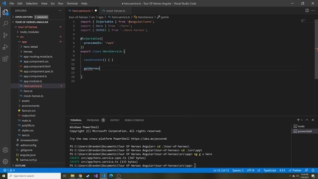 Creating a Service that is Injectable in Angular! - Angular Tour of Heroes Tutorial Part 9 смотреть онлайн