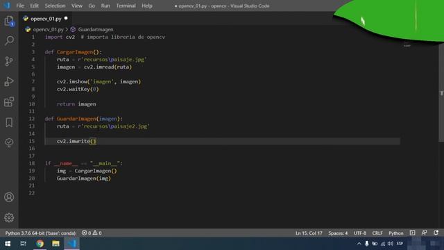 Introducción a OpenCV 01: Instalación en anaconda ?, abrir y guardar imágenes ? смотреть онлайн