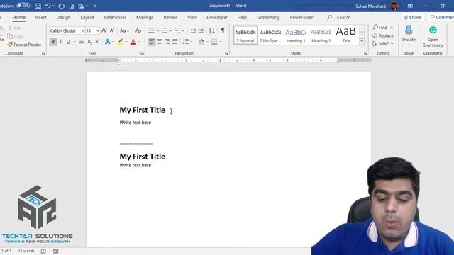 Hard and Soft return in word: Text Entering Technique смотреть онлайн