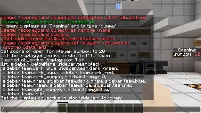 Minecraft Commands [Thai]: วิธีใช้คำสั่ง /scoreboard Part 1 [1.5] смотреть онлайн
