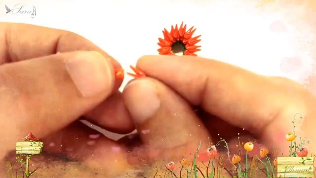How to make 3d origami small flower 2 смотреть онлайн