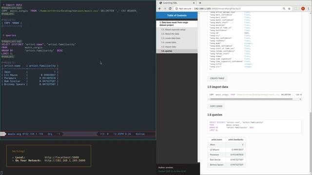 Learning SQL: export org to HTML смотреть онлайн