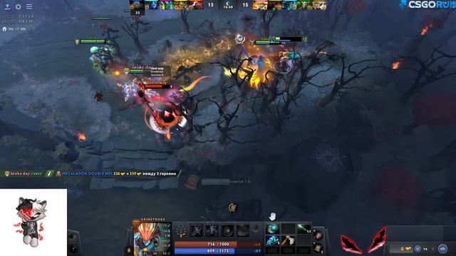 Курсед проснулся и выкатил Phantom Assassin на сложную линию смотреть онлайн