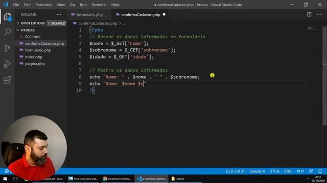 ? Aula #19 - Pegando Dados do Formulário com PHP - GET e POST смотреть онлайн