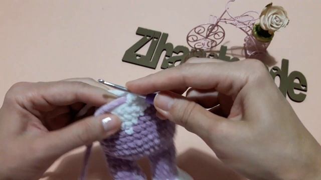 Зайка "Тим" крючком ? Жаккардовое сердце ? Мастер-класс Часть 2-я смотреть онлайн