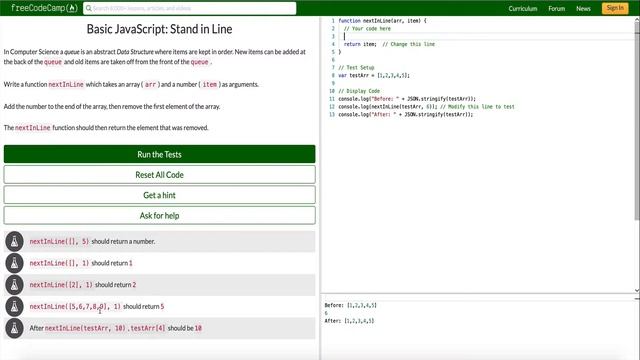 Free Code Camp 2019 - Javascript Algorithms & DS Certification - Basic JavaScript Lesson 11 смотреть онлайн