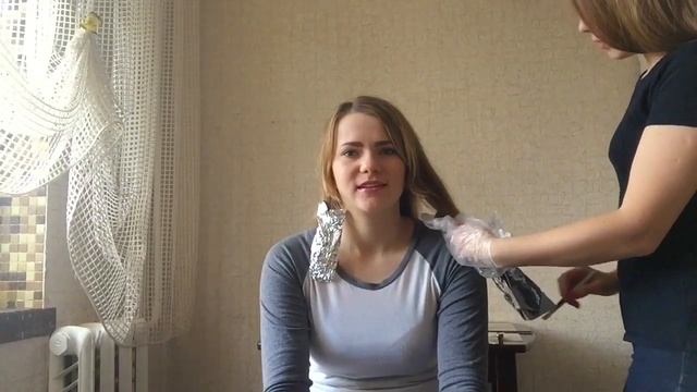 Омбре, окрашивание волос - наш эксперимент, это жесть смотреть онлайн