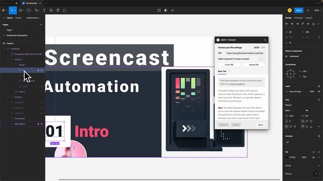 Screencasting Automation Crash Course #7 - Figma Designs with JSON смотреть онлайн