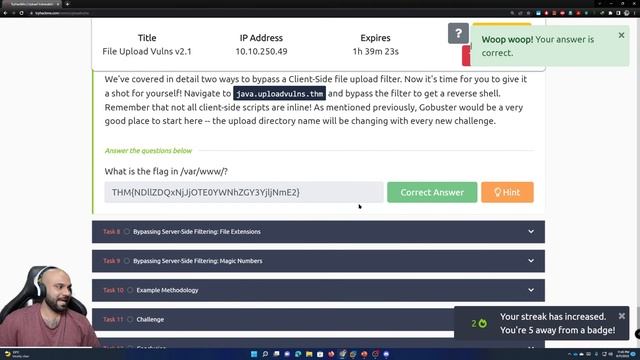 Upload Vulnerabilities : uploadvulns : TryHackMe.Com Day 3 смотреть онлайн