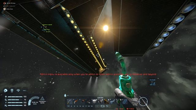 Space Engineers: Hitting an Asteroid at 7,500 m/s смотреть онлайн