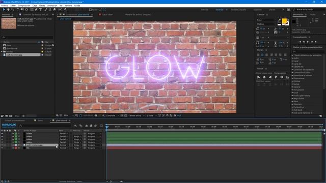 Glow (Efecto Neon con Saber) - Tutorial After Effects [Español] смотреть онлайн
