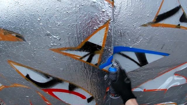Rebel813. Chrome Graffiti Piece. Graffiti Bombing. Stylewriting. Real Hip Hop.2020