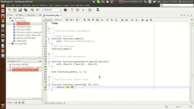 PHP Function (Bangla Tutorial) смотреть онлайн