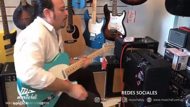 Review del Amplificador Fender Mustang LT25, junto a una Fender American Professional Telecaster. смотреть онлайн