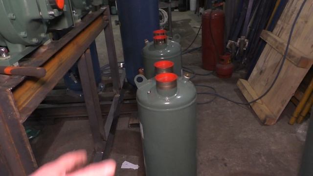 Сборка централи на винтовых компрессорах Bitzer HSN-7461-70 смотреть онлайн