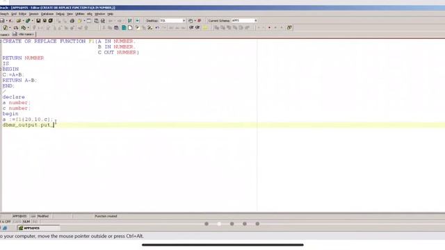PL SQL FUNCTION 11.1 смотреть онлайн