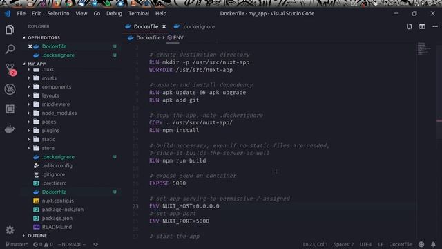 Deploying Nuxt.js with Docker смотреть онлайн