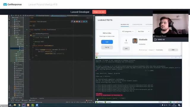 Laravel Dusk - prosty przepis na testy E2E - Mateusz Rusyn, HighSolutions смотреть онлайн