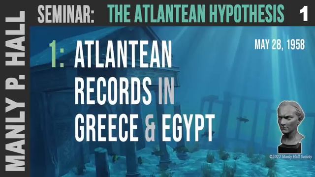 MPH Seminar: Mystery of Atlantis 1 - Evidence from Greece and Egypt смотреть онлайн