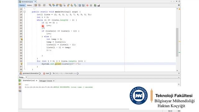 Gnome Sort Algoritması Nedir ve Nasıl Çalışır? смотреть онлайн