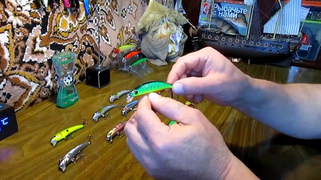 Три дешевых уловистых воблера#Лето#2017г смотреть онлайн