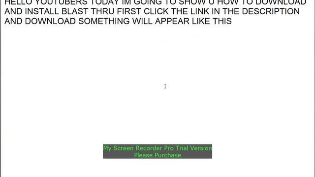 How To download and install blast thru смотреть онлайн