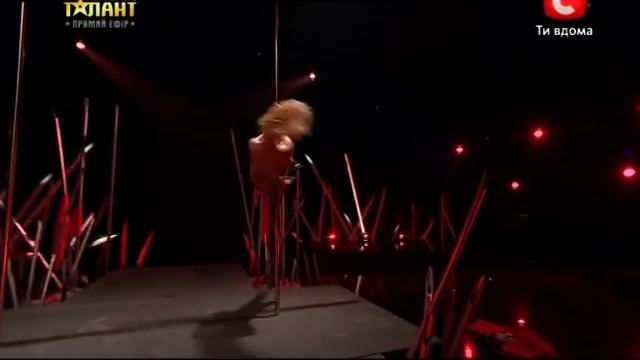Настя Соколова Pole Dance финал Украина мае талант 5 25.05.2013 смотреть онлайн