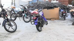 Мопед LARGO STREET. Длинное седло, как у индийских мото. Обзор.