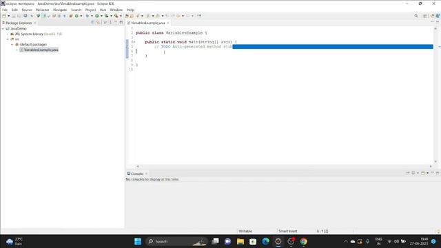 Variables and Data types in Java смотреть онлайн