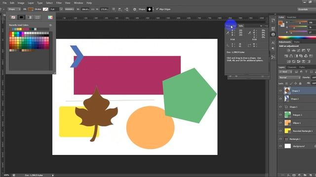Photoshop 5 Minutes (Rectangle Tool) смотреть онлайн
